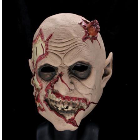 Skräck Djävulsmask Skrämmande Halloweenfest Dekoration Rekvisita Style4