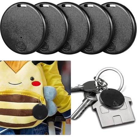 5-pak Bærbar GPS Tracker Mobil Sporing Smart Anti-Tab Enhed App Kontrol Sort