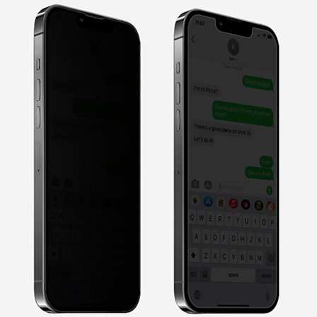 iPhone 17 Pro Max 2-pack Sekretessfilm Skydda skärm & privatliv