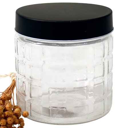 Glasskrukke med Skrulokk 0,8L