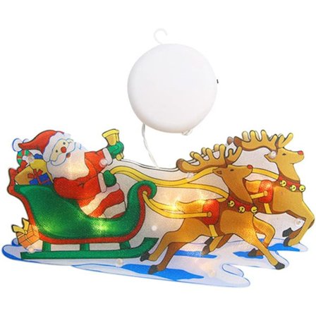 Julesukkertøy Lys LED Dekor Nyhet Sukkertøy 3D Lys for Innendørs Vindu Vegg Dør Soverom Utendørs Passasje Gangvei Terrasse Dekor