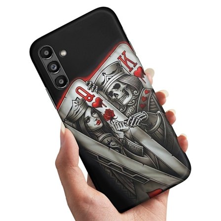 Samsung Galaxy S25 - Skal/Mobilskal King Queen Kortlek