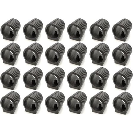 Kalusteiden liukuvat muoviset tuolin putken kiinnitysliukuvat muoviset U-muotoiset tuolin jalkaklipsit tuolin jalkaliukuvat pyöreät putkiklipsit 24 