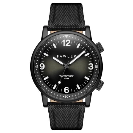 Acero | Reloj de submarinismo de acero inoxidable negro para hombres - Relojes de pulsera