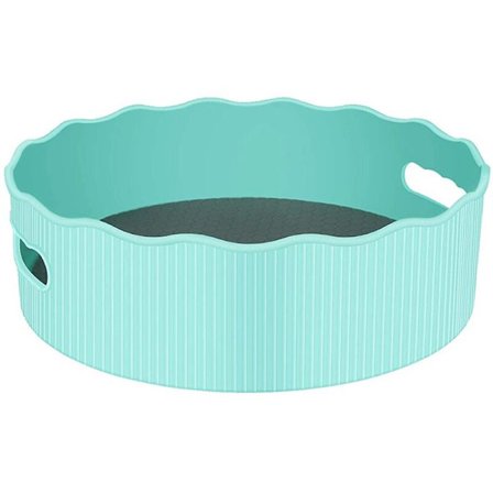 Lazy Susan skab organizer Lazy drejeskive opbevaringsbeholdere til køkken roterende krydderihylde organizer 11,5 tommer