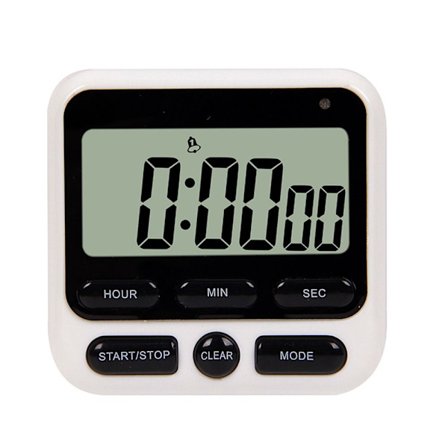 LCD Digital Timer Digital Køkken Timer SORT