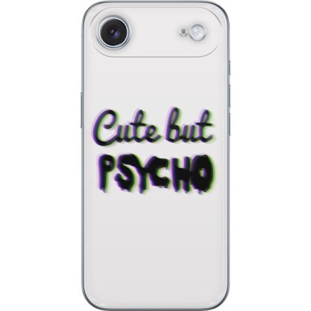 Kompatibel Mobilcover til Apple iPhone 17 Air Rainbow-farvet legetøjsfigur med et glad ansigt og farverige cirkler i en legesyg studieillustration