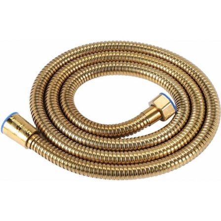 1,5M Guld Duschhuvud Slang Lång Rostfritt Stål Badrum Flexibel