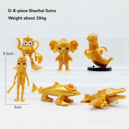 Uusi italialainen Brainrot Monster Fusion Edition Tung Tung Tung Sahur Tralalero Tralala Anime-toimintahahmo Sarjakuvakoristeen lahja