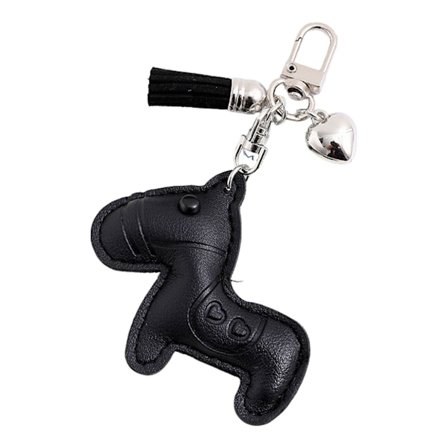 PU Læder Nøglering Metal Krog Og Flydende Kvaster Nøglering Vedhæng Tilbehør Moderigtig Nøgleringsdekoration