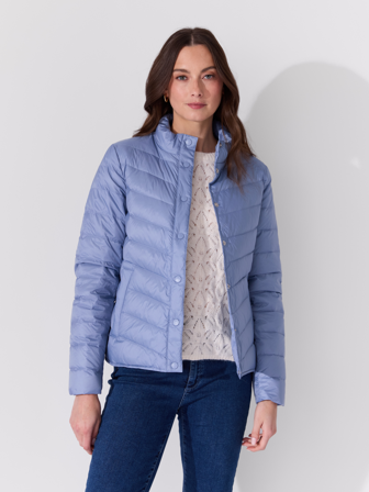 MATCH - Emily dunjakke - Va Vite - Str. 46 - Dame - Jakker & Kåper - Blå - 100% polyamid - resirkulert.