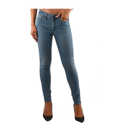 Levi's, Skinny Jeans 18881-0601 711 Blauw, Dames, Maat:W33