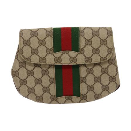 Gucci Vintage, Pre-owned Ophidia Beige, Dames, Maat:ONE Size,Canvas