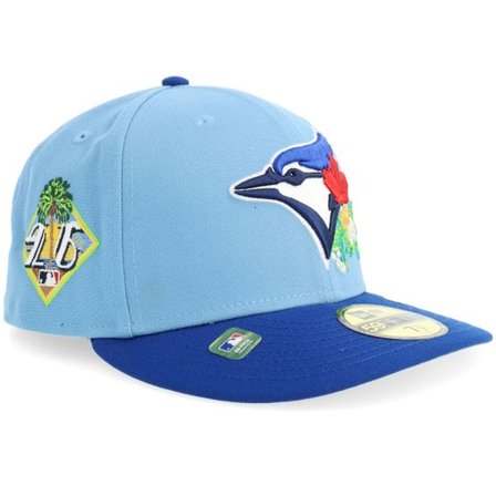 New Era - MLB Blå fitted Keps - Toronto Blue Jays Dunedin MLB St 59FIFTY Sky/Royal Curved Fitted @ Hatstore