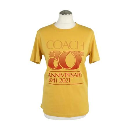 Coach Pre-owned, Pre-owned Cotton tops Geel, Dames, Maat:S