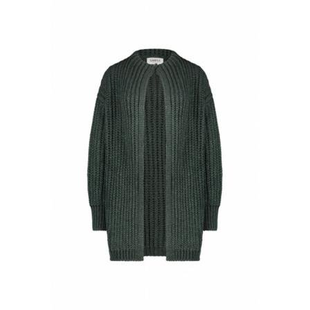 Simple Olive vest Forest Green , Groen , Dames , Maat: L