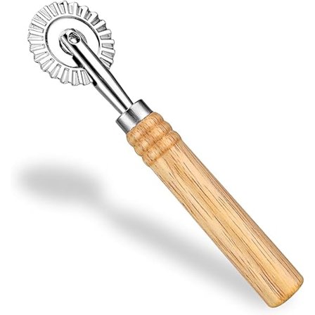 1 st Ravioli Pastaskärare med Rulle, Pizzaskärare, Zink Alloy Cu