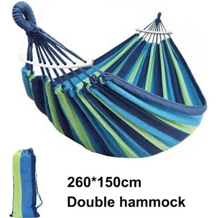 Hamac Barres Statisk lastekapasitet 200 kg Farger Arc-en-Ciel Passer for indre, Balkong, Utendørs, Reise, Camping, vandring_OF