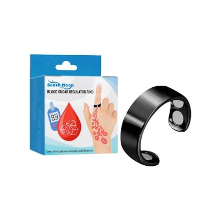 Sukkerkontrol Ring Diabetes Lindringsring Magnetisk Terapi Ring