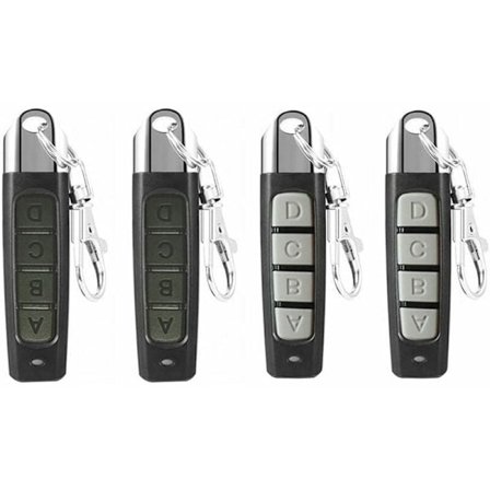 4 st 433 MHz Universal Grindsändare, Garageport Sändare