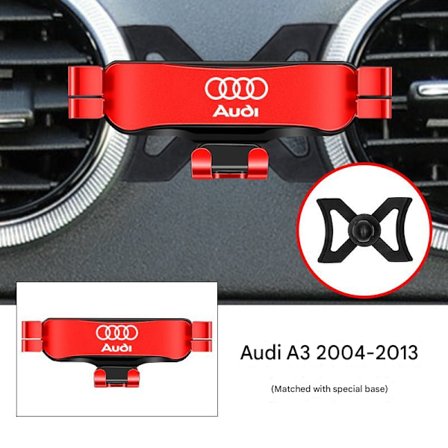 Magnetisk biltelefonholder, kompatibel med Audi A3 S3 8V 2014-2020, luftudtagsclips, monteringsstand, tyngdekraftnavigationsbeslag, soporte mvil coch