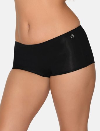 URBAN QUEST Women Bamboo Shorts Brief - Black - M