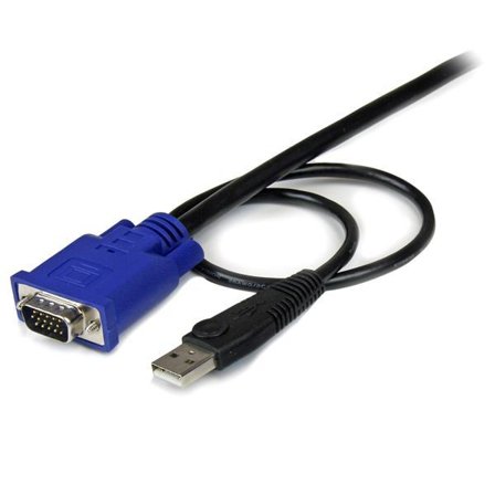 StarTech 10 ft 2-in-1 Ultra Thin USB KVM Cable - video- / USB-kabel - 3.05 m