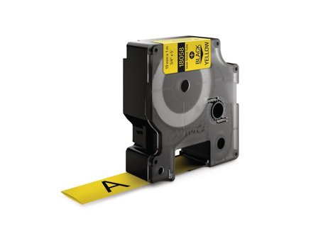 Dymo Tape Rhino krympslang 19mm svart på gul - Lyreco - Kontorsmaskiner - Märkmaskiner och tape - Tape - Dymo Rhino