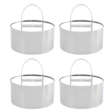 Rund kakeform i rustfritt stål