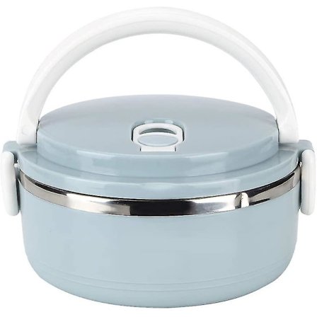 Bærbar Termomadkasse i Blå Rustfrit Stål