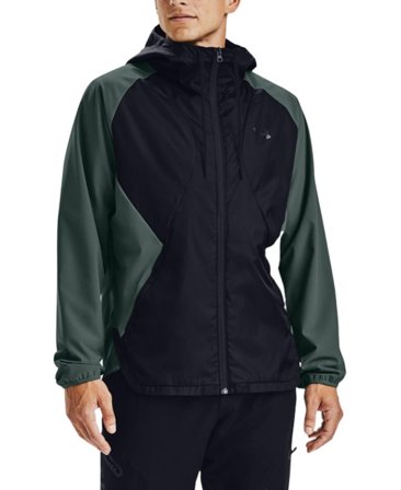 Under Armour Stretch-woven Hooded Lichen Blue/Black