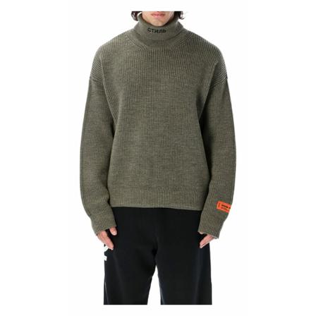 Heron Preston, Knitwear Hmha 006F22Kni 001 Groen, Heren, Maat:S
