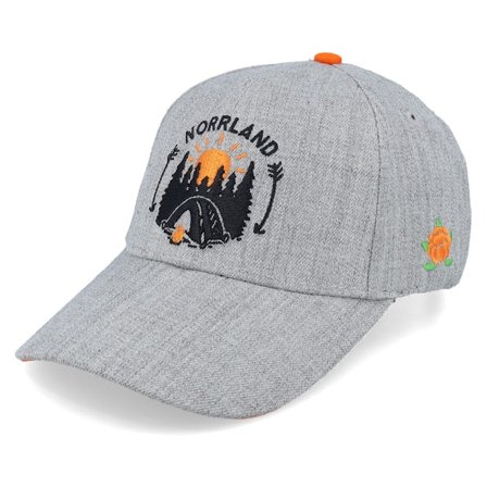 SQRTN - Grey adjustable Czapka Z Daszkiem - Sunrise Hooked Cap Grey Adjustable @ Hatstore