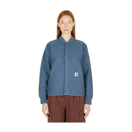 Carhartt Wip, W Farrow Liner Jacket Blauw, Dames, Maat:L