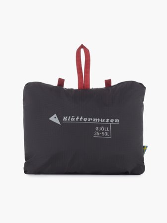 Klättermusen Gjöll Rain Cover 35-50L - Raven - Unisex - One Size