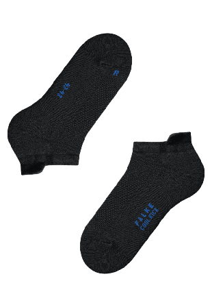 Falke Cool Kick Unisex Sneaker Socks Strumpor Herr Svart 39-41