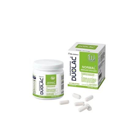 DUOLAC Normal+ Immunforsvar 20 stk, Helse & Madvarer, Kosttilskud, Immunforsvar