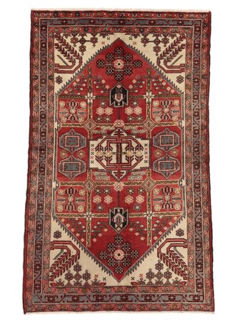 Medaillon Klein Rudbar Teppich 132X222 Wolle