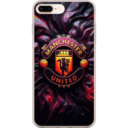Apple iPhone 8 Plus Gjennomsiktig deksel Manchester United