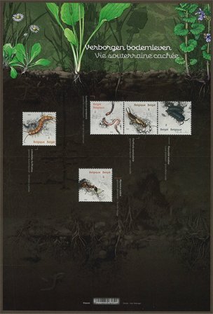 Belgien - Insekter - Postfrisk miniark