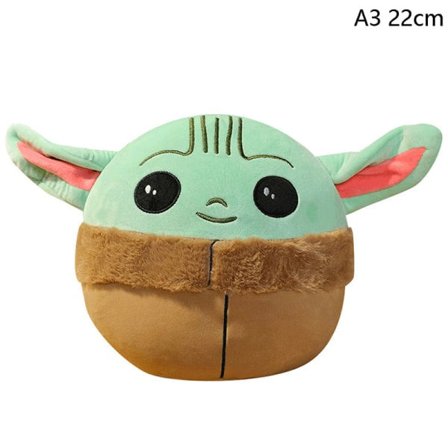 IC 1 stk Plysjleketøy Baby Yoda Anime Tegneserie Stoppede Leke - 22CM
