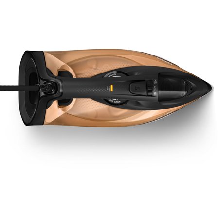 Philips 7000 Series DST7040/81 Dampstrykejern (sort/gull) 50 g/min kontinuerlig damp, dampstøt på 250g, automatisk sikkerhetsutkobling