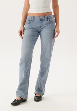 True Religion - Sarah Low Rise Straight - Kläder - - Bubbleroom