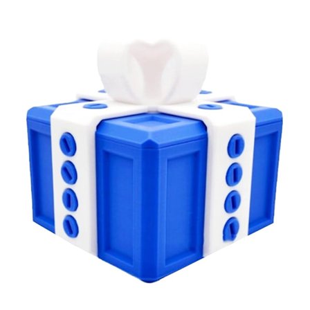 Irriterende Gaveæske, Irriterende Gaveæske med Skruer, Jokeæske med Skruer, 3D-printet Gaveæske, Sjove Gaveæsker