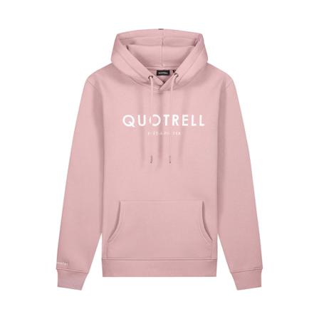 Quotrell, Basic Hoodie Roze, Heren, Maat:S
