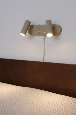 Jotex - LEE vegglampe Beige - Kjøp Vegglamper hos Jotex
