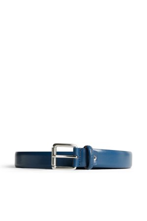 J.Lindeberg - Bill Leather Belt - Blue - - 90