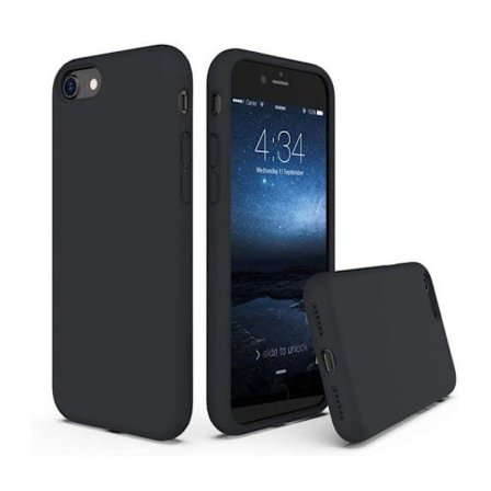 Silikonskal iPhone 7/8/SE (2020/2022) - Svart