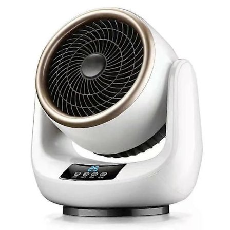 Akulla toimiva lämmitin retkeilyyn, lämmitin toimistoon, 3 lämpöasetusta, tuuletintila, edistykselliset turvaominaisuudet, koko huone (Eurostan...