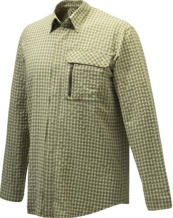 Beretta M's weight Shirt Green Check